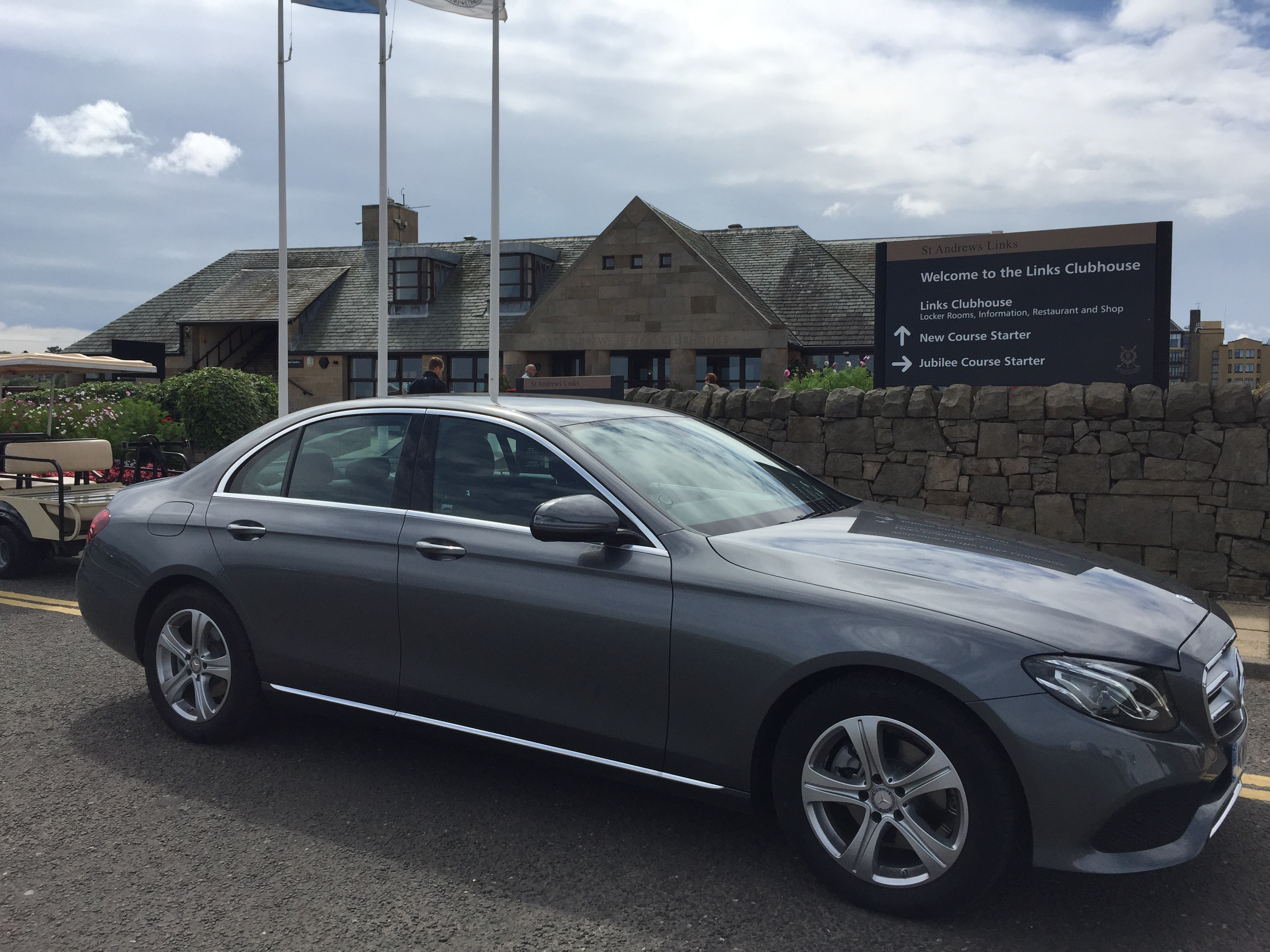 Mercedes E Class St. Andrews New Couse Golf Clubhouse